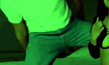 amateur latina teen's perfect ass rides huge white cock insanely!