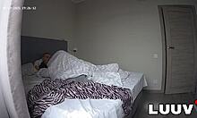 Luuv Morning Bareback Sex with Young Couple Kareflore and Abbadon Cumming on Ass