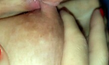 imagine getting addicted to sucking on my wife's huge natural nipples for pure bliss