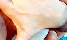 Kait Saumeth masturbates juicy latina pussy till vaginal squirt then sucks fingers dirty