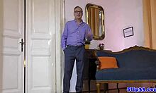 spex british teen bent over doggystyle facial from old man