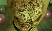 Perfect Ass Cheerleader Crushes Cake in Lingerie with Small Tits