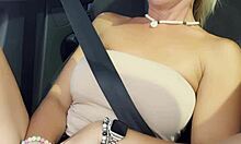 Amateur Milf Masturbates Dildo On Public Road
