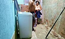 stepdad fucks horny stepdaughter in backyard twice cumming in mouth