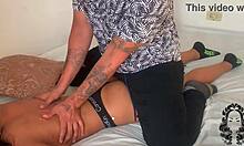 Exotic Ebony Latina Tits Get Steamy Natural Massage From Stepbrother!