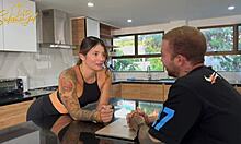 First anal with milf Salome Gil your wife's sister feels insane