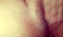 Girlfriend uses my toy in her pussy till she cums hard!