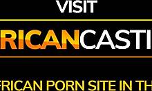 african babe spreads legs wide for big dick in raw casting