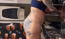 omg vaza video famous brazilian tv actress makes feijao in panties huge wet pussy belly 🍑💦