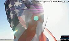 ready for hot brunette willa prescott's big tits outdoor strip?