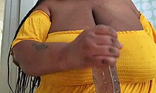 who knew handjobs from this bbw with monster black cock could feel this good!