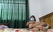 india slowly strips naked flashing her wet pussy on cam