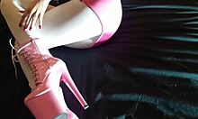 Laura xxx model, those 8-inch pink heels and white pantyhose makin you wanna fuck?