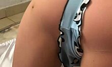 stepdad spots stepdaughter's anal plug sex toy and can't resist