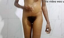 Step Sister Begs for Boyfriend's Cock While Bathing Together