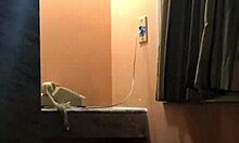 heart races as brunette meets black lover in hotel room