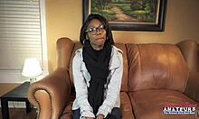 Sylvia the fit brunette gets her wet pussy and tight asshole pounded deep by big black cock