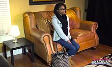 Sylvia the fit brunette gets her wet pussy and tight asshole pounded deep by big black cock