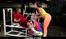 hey beautiful milf and teen score that freeuse gym deal cncmilf
