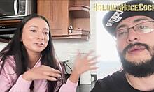 Cristal the hotwife meets for sloppy deepthroat and fisting