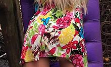 Stepfather massages stepdaughter sensually before sex toy happy ending orgasm