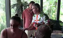 mid afternoon orgy time with milf sluts licking shaved pussies and big tits