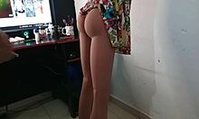 narrative little slut on all fours takes it deep from realistic fuck doll anal toy