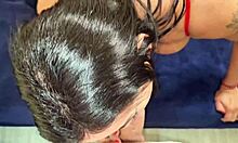 Hot milf in fishnets spreads narrow ass for married lover's cock