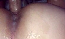 wet pussy wife prostitute takes monster cock pounding from big dick stud back again