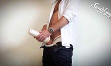 French Guy Home Insults Rough Slut Fuck