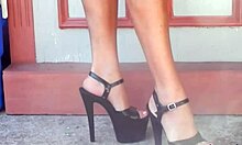 Milf Housewife Smokes While Getting Her Shaved Pussy Fucked Closeup