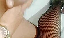 mature neighbor squirts wild huge dildo stretches wet pussy gaping