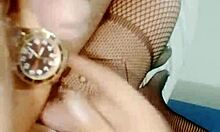 mature neighbor squirts wild huge dildo stretches wet pussy gaping