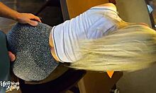 Legging am izi tam paket döllü köpek stili spor salonu sikiş mysteriouskathy