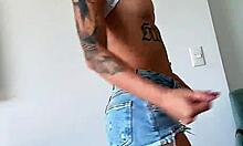 Skinny Curly Brazilian Latina Gags on Deepthroat Swallows Every Thick Drop