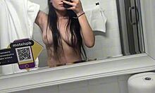 stepmom sneaks in to finger and scissor kiss her stepdaughter at the party