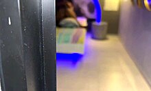 Horny busty stepmom caught humping pillow wildly till she orgasms hard