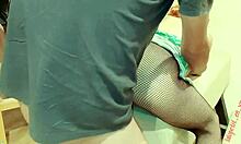 Clumsy erotic furniture fail turns into perfect doggystyle ass pounding