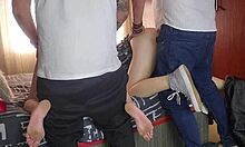 swapping girlfriends turns into wild foursome fucking tight pussies creampie orgy fun