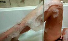 hey neighbor cutie taking a sexy bath and smoking hot session with big tits 😘🛁