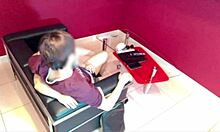 Newlywed couple nurtures love in hotel room all afternoon