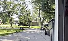 WOW PUBLIC BLOWJOB TURNS INTO FACE FUCK WE GET CAUGHT!