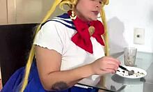 damn chubby sailor moon rips those nasty huge farts out