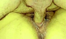 Stepbrother rams little dick deep into stepsister's shaved pink wet pussy and creampies her tight vagina