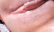 Mommy housewife squirts hard masturbating with huge dildo on bed