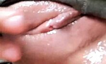 Mommy housewife squirts hard masturbating with huge dildo on bed