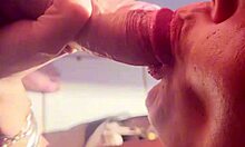 Best friend's girlfriend gulps throatpie while he's grabbing drinks