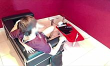 Newlywed couple nurtures love in hotel room all afternoon