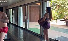 gym threesome impossible with that huge ass distracting everyone around