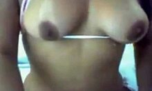 Petite latina webcam granny instructs double dildo penetration in her tight ass and pussy bath